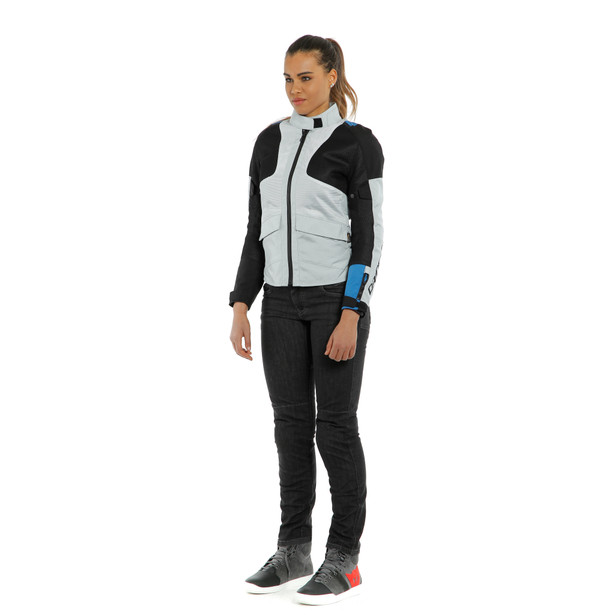 air-tourer-lady-tex-jacket-glacier-gray-performance-blue-black image number 3