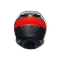 K6 S DOT(E2206) - SLASHCUT BLACK/GREY/RED