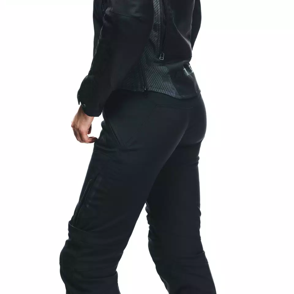 DRAKE 2 AIR - WOMEN'S SUMMER MOTORCYCLE PANTS IN FABRIC - BLACK/BLACK - 7
