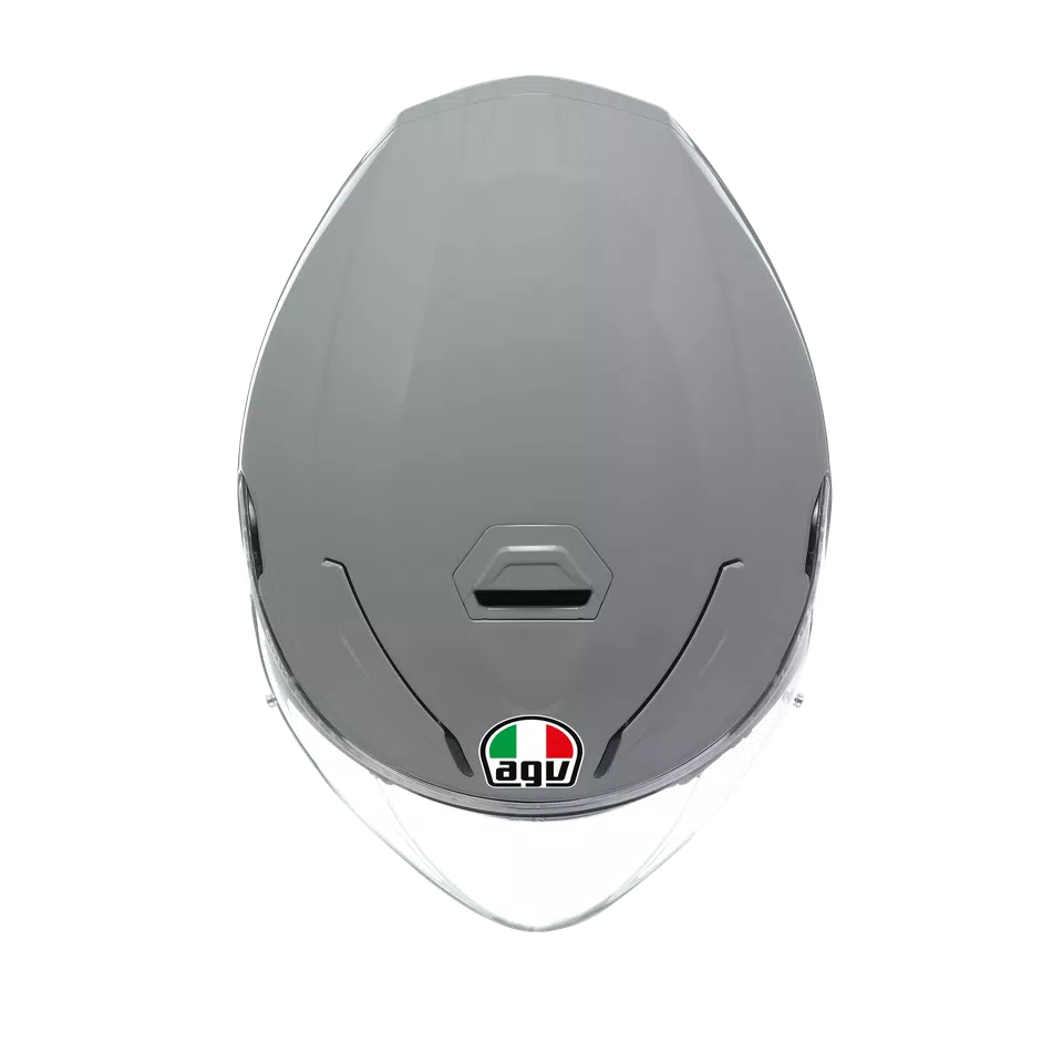 K5 JET EVO MONO NARDO GREY - MOTORBIKE OPEN FACE HELMET E2206 -  - 7