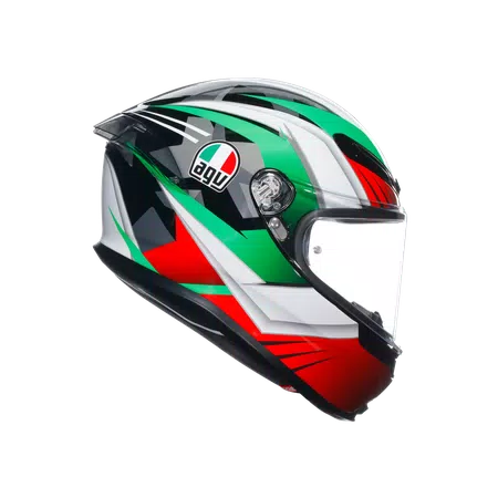 K6 S EXCITE CAMO/ITALY - MOTORBIKE FULL FACE HELMET E2206 -  - 3