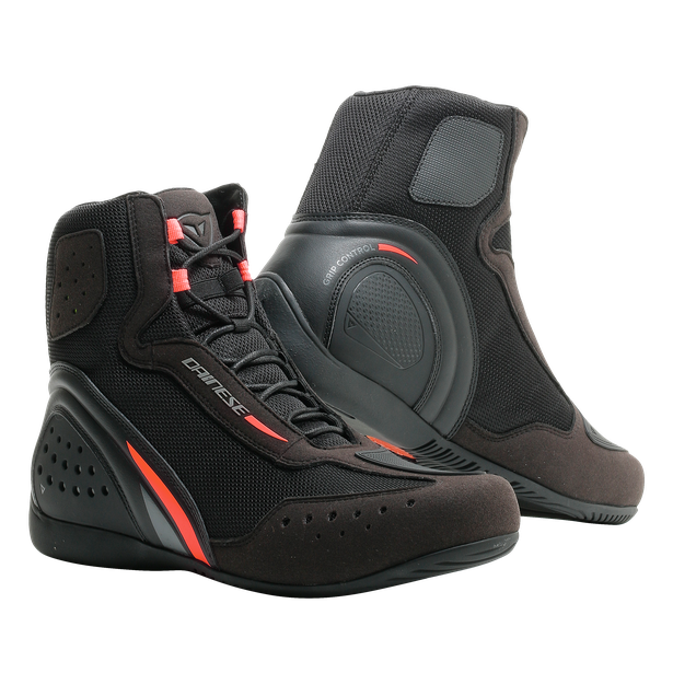 MOTORSHOE D1 AIR BLACK/FLUO-RED/ANTHRACITE- Schuhe
