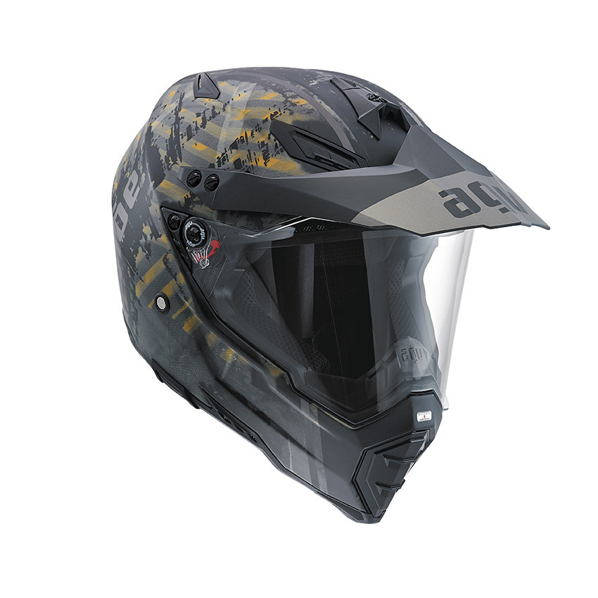 Casco moto Touring Ax 8 Dual Evo E2205 Multi Grunge Caschi AGV Dainese Shop Ufficiale