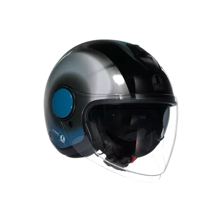 ETERES AGV E2206 - LEVANTO BLACK/SILVER/BLUE -  - 1