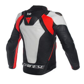 Misano D-air® jacket WHITE/BLACK/RED-FLUO- 