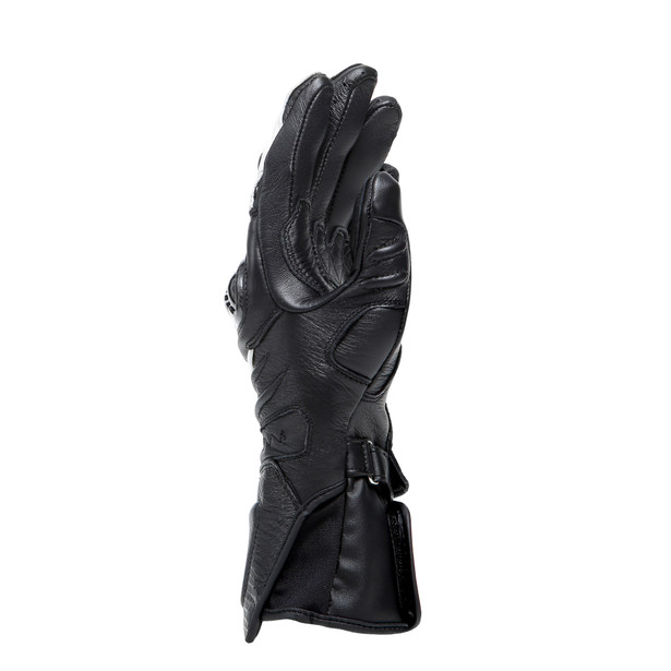 carbon-4-long-lady-leather-gloves-black-black-white image number 1