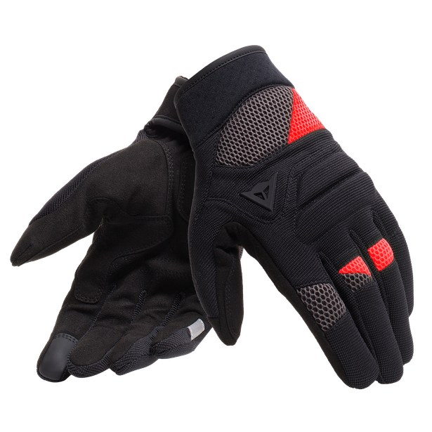 fogal-unisex-gloves-black-red image number 0