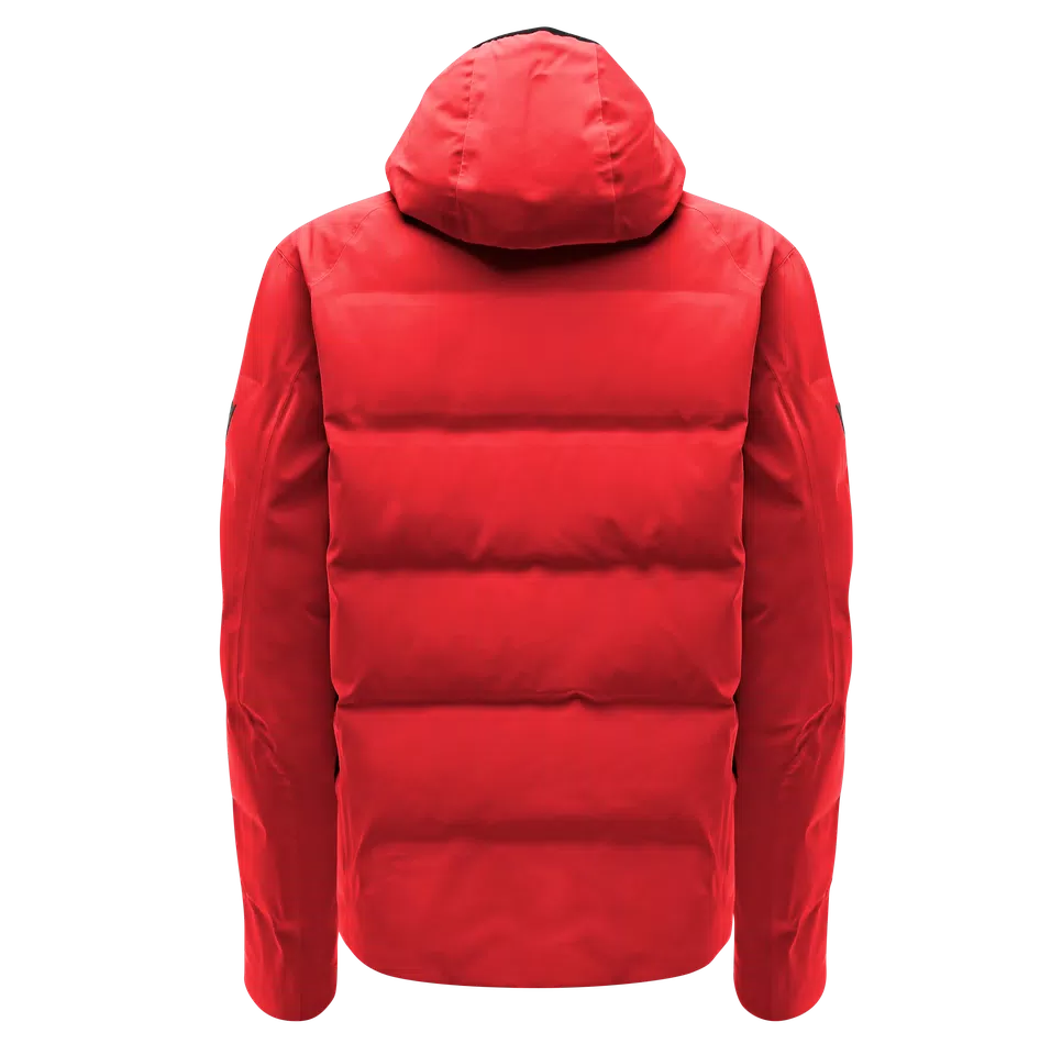 MEN'S WATERPROOF SKI DOWN JACKET - FIRE-RED - 2