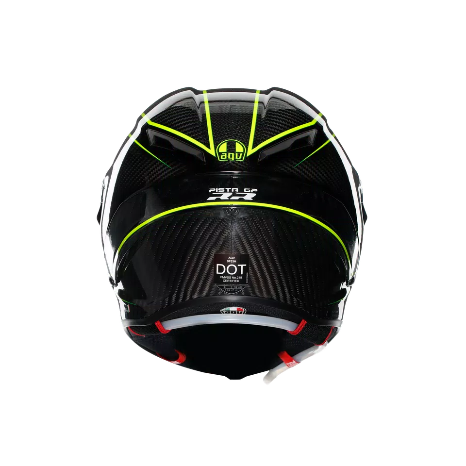 PISTA GP RR PERFORMANTE CARBON/LIME - MOTORBIKE FULL FACE HELMET E2206 DOT -  - 5