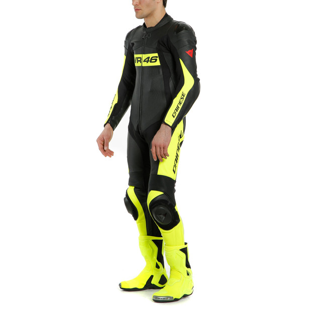 vr46-tavullia-leather-1pc-suit-perf-black-fluo-yellow image number 9