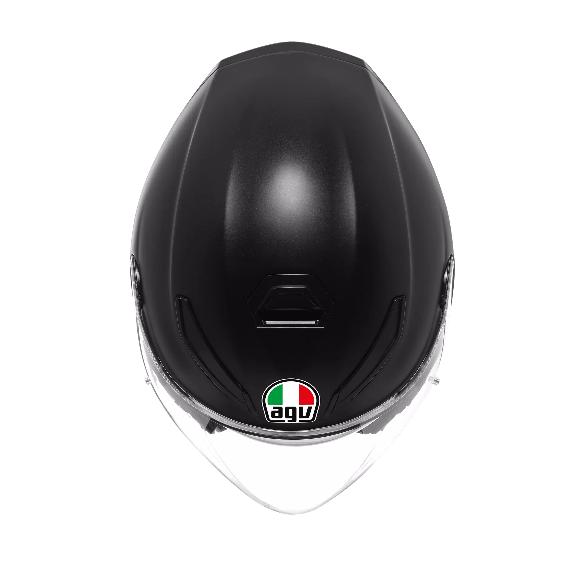 K5 JET EVO MONO MATT BLACK - MOTORBIKE OPEN FACE HELMET E2206