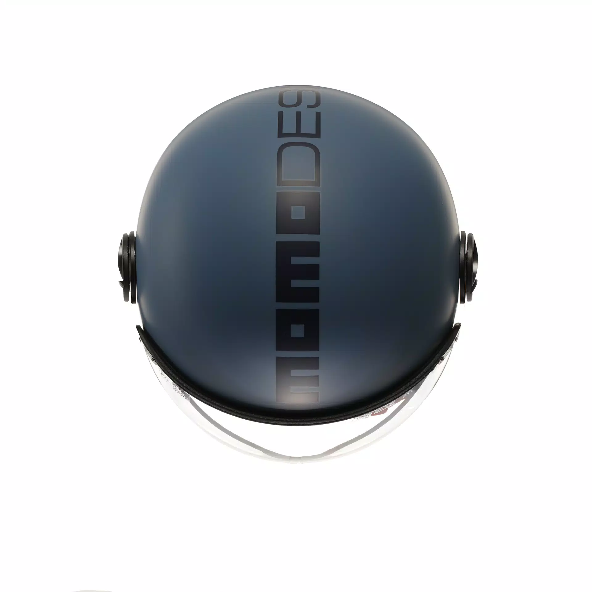 MOMODESIGN FGTR CLASSIC MATT DUSTY BLUE / BLUE - JET HELMET WITH VISOR E2206