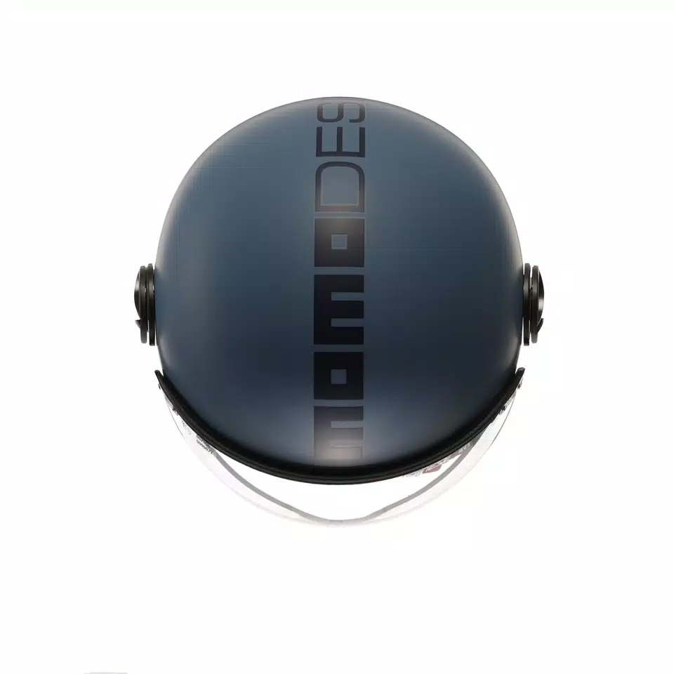 MOMODESIGN FGTR CLASSIC MATT DUSTY BLUE / BLUE - JET HELMET WITH VISOR E2206 -  - 6