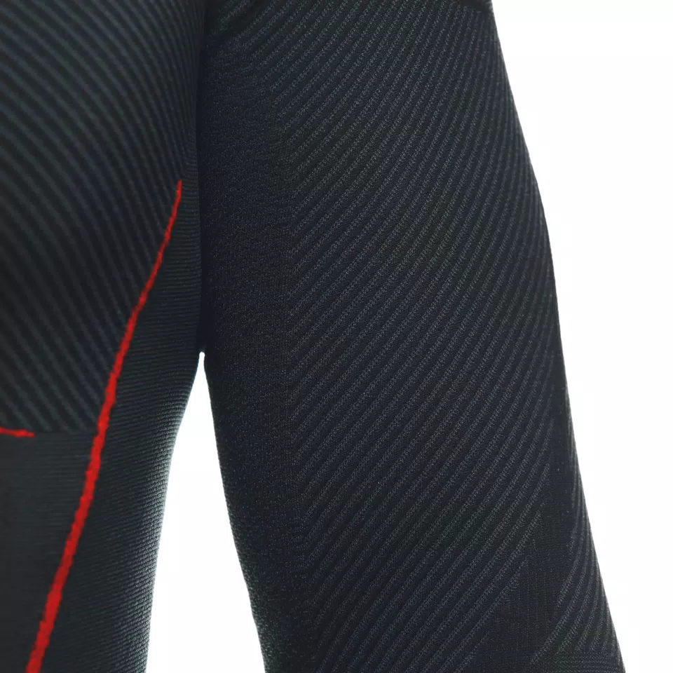 MEN'S MOTORCYCLE LONG-SLEEVE THERMAL TEE - BLACK/RED - 9