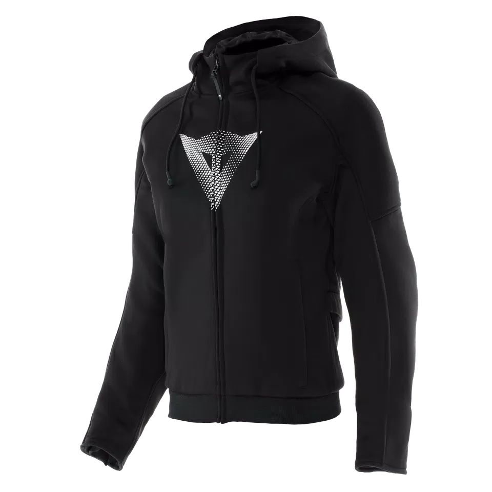 DAEMON-X - FELPA DA MOTO CON PROTEZIONI DONNA - BLACK - 1