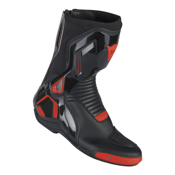 COURSE D1 OUT BOOTS BLACK/RED-FLUO- Bottes