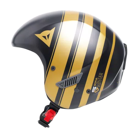 R001 CASCO SCI REPLICA SOFIA GOGGIA - BLACK/GOLD - 4