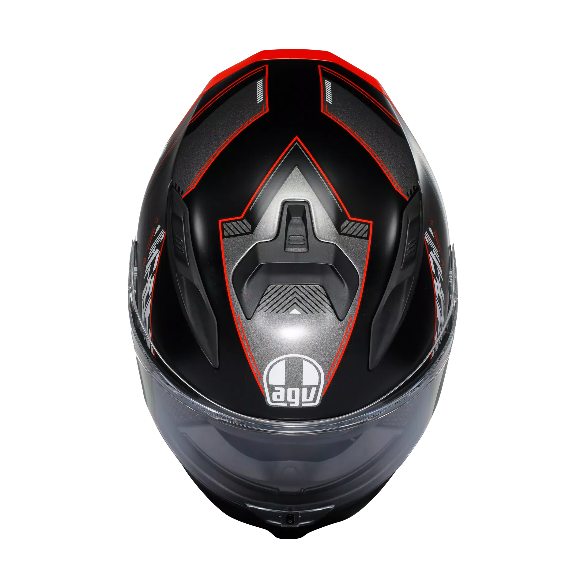 K7 MPLK KYBER MATT BLACK/RED - MOTORBIKE FULL FACE HELMET E2206