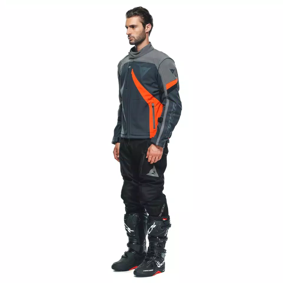 RANCH TEX JACKET - EBONY/CHARCOAL-GRAY/FLAME-ORANGE - 4