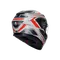 K3 E2206 - SPACE MATT WHITE/RED FLUO
