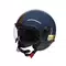 MOMODESIGN FGTR CLASSIC - JET HELMET WITH VISOR E2206 - FLIP BRASS/GOLD