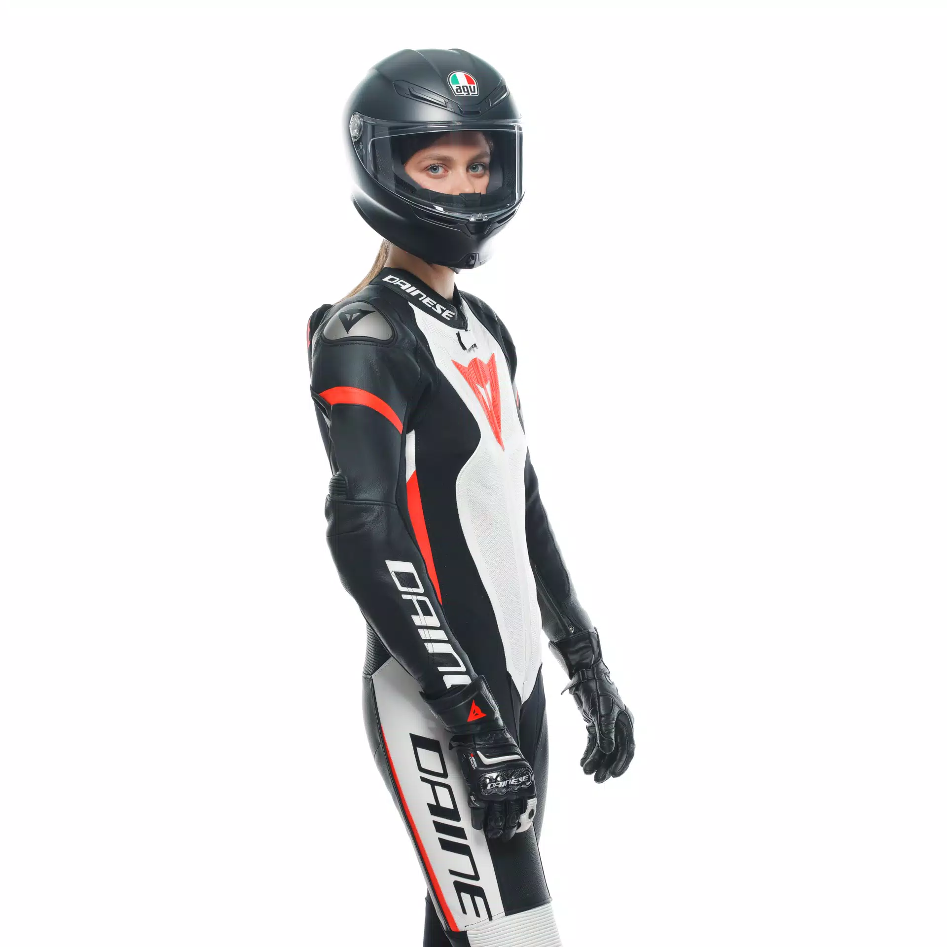 GROBNIK - WOMEN'S 1-PIECE MOTORCYCLE PERFORATED LEATHER SUIT