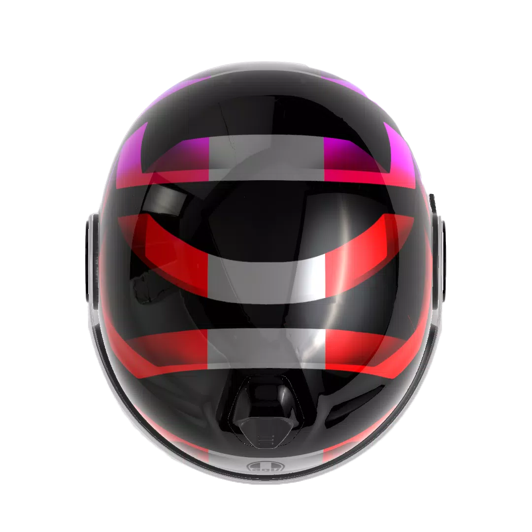 ETERES AGV E2206 - CAMOGLI BLACK/RED/PURPLE