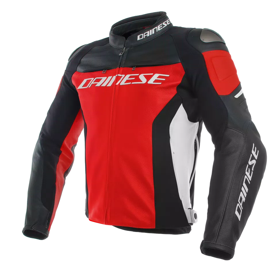 DAINESE　 RACING3 LEATHER JACKET size50 Dainese Racing 3 D-Air Perf Leather Jacket | Size 50 | White