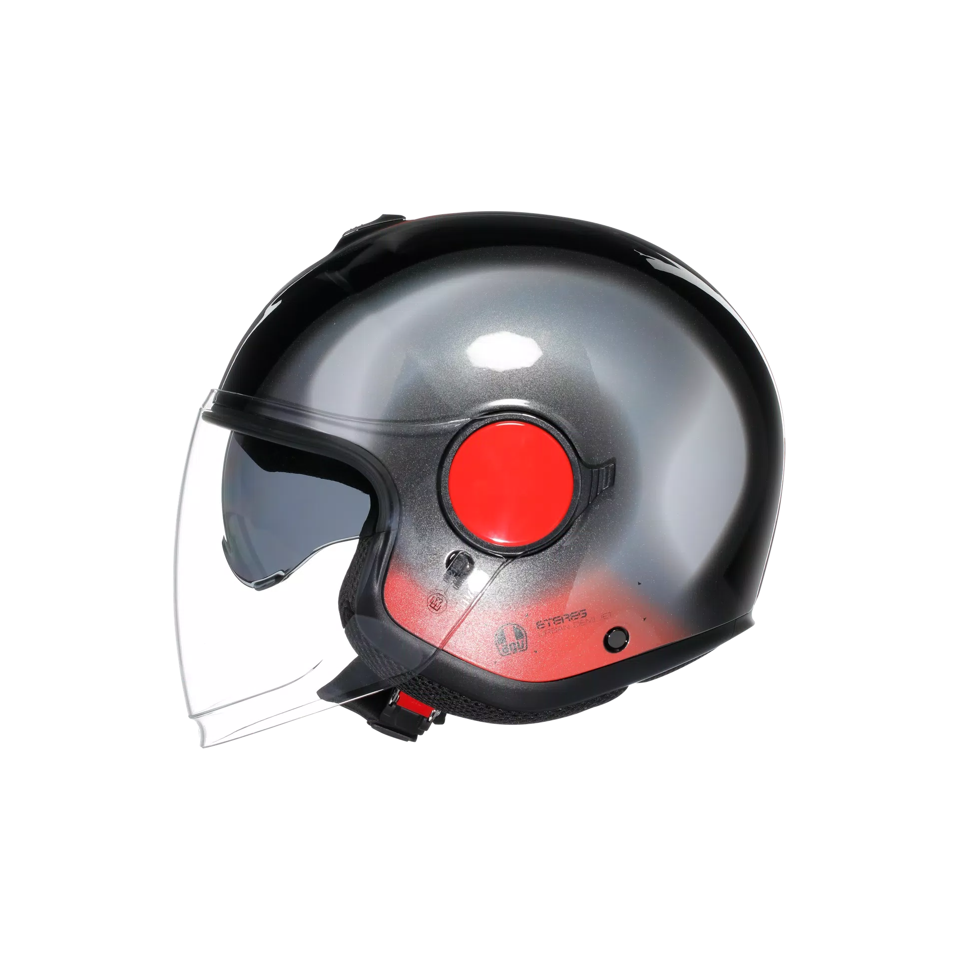 ETERES AGV E2206 - LEVANTO BLACK/SILVER/RED