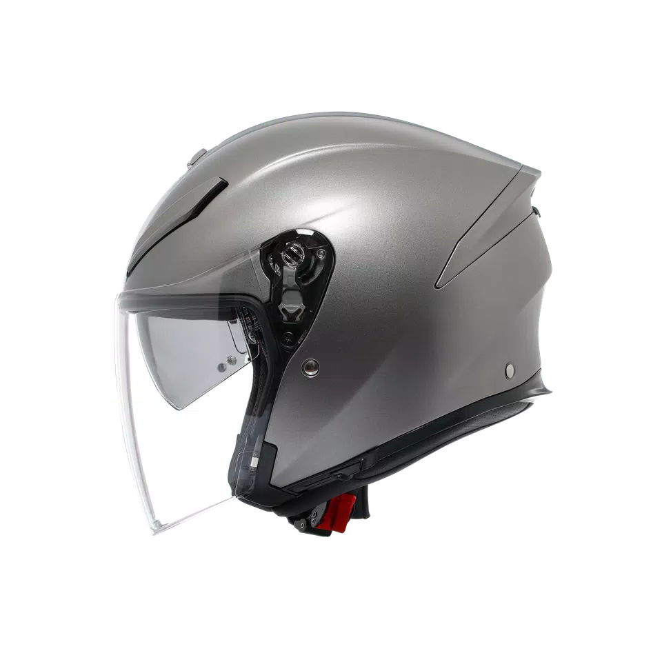 K5 JET EVO MONO MATT LUNA GREY - MOTORBIKE OPEN FACE HELMET E2206 -  - 4