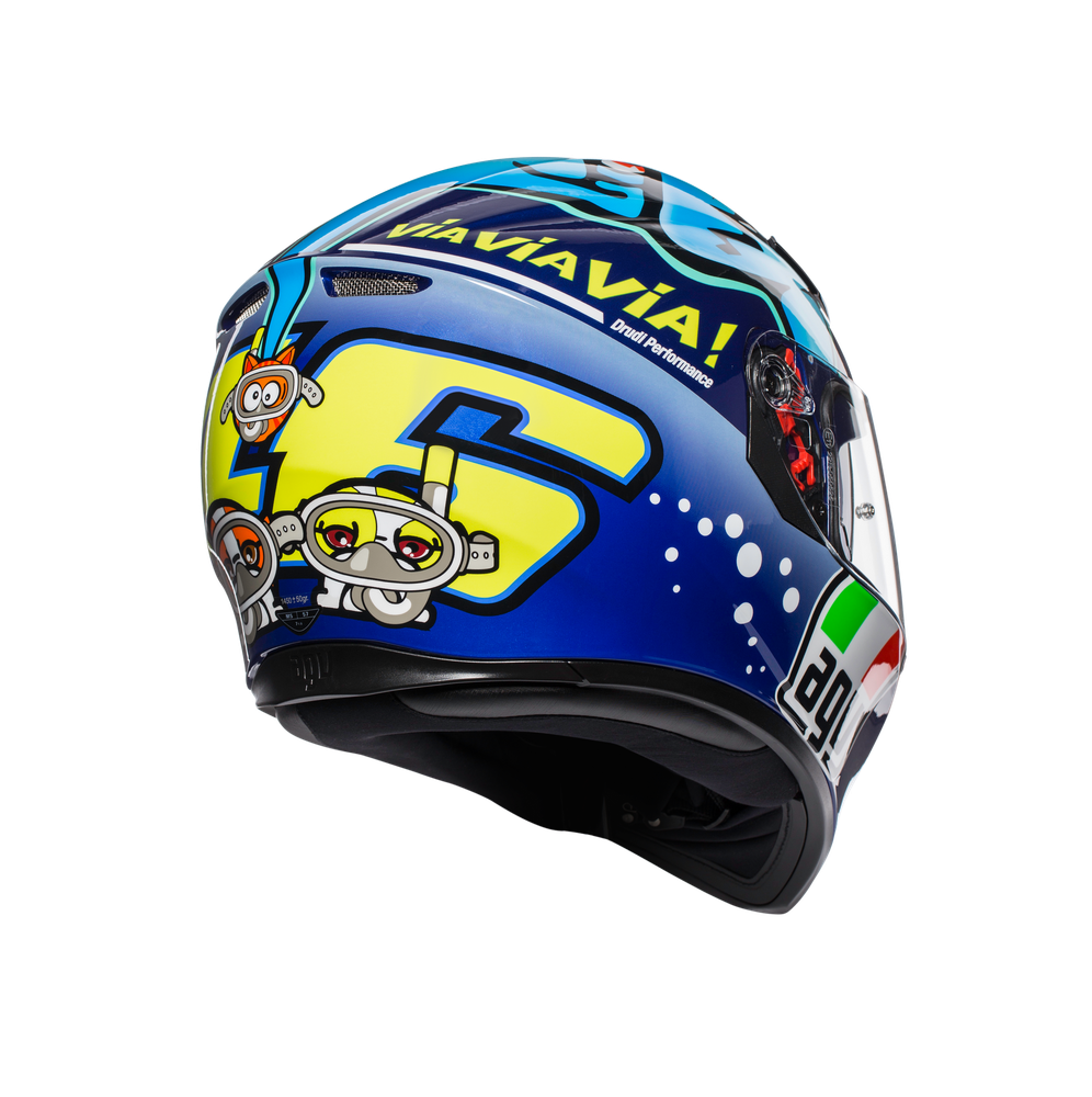 K3 SV ROSSI MISANO 2015 Full Face Motorcycle Helmet OFFICIAL AGV