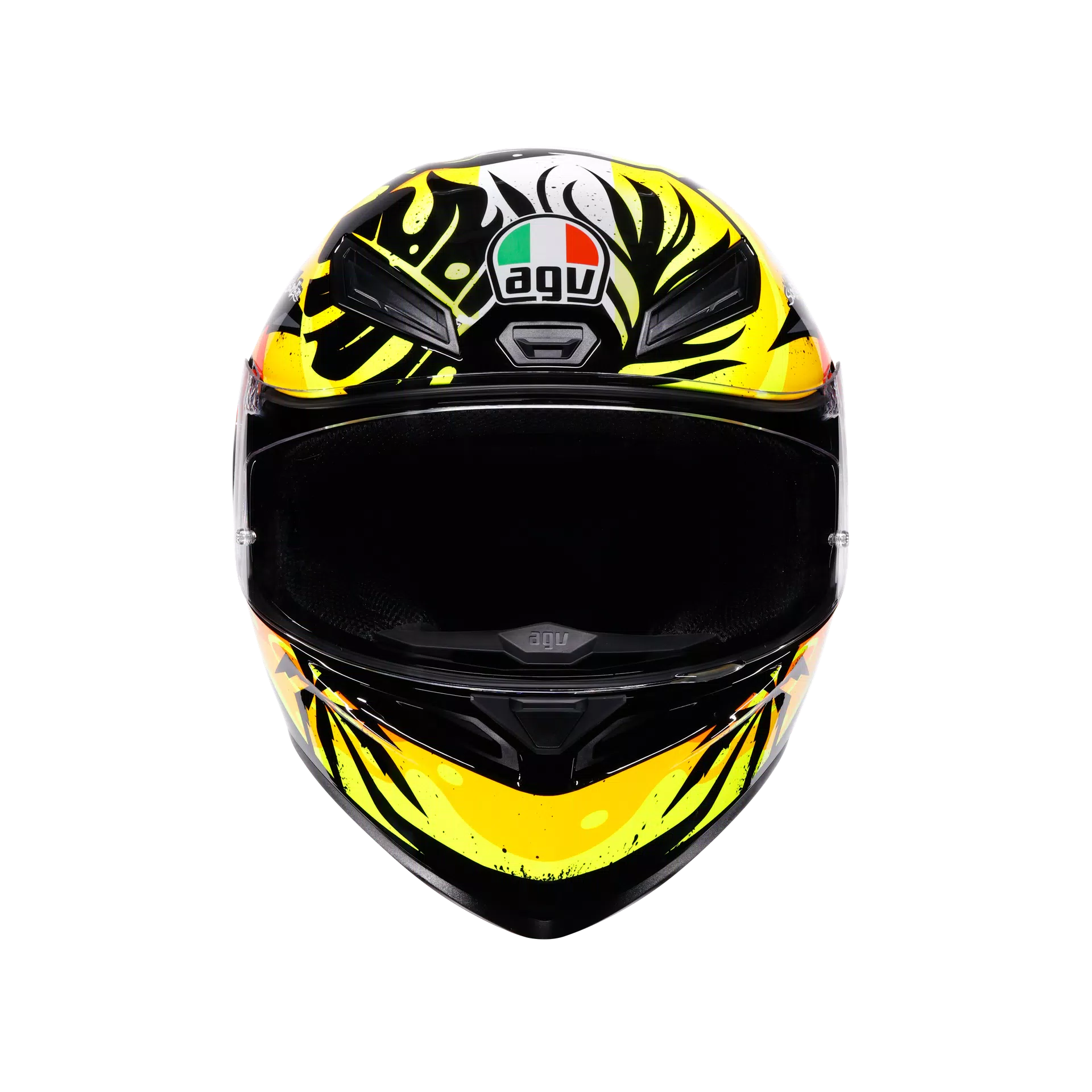 K1 S TROPICRUSH BLACK/ORANGE - MOTORBIKE FULL FACE HELMET DOT (E2206)
