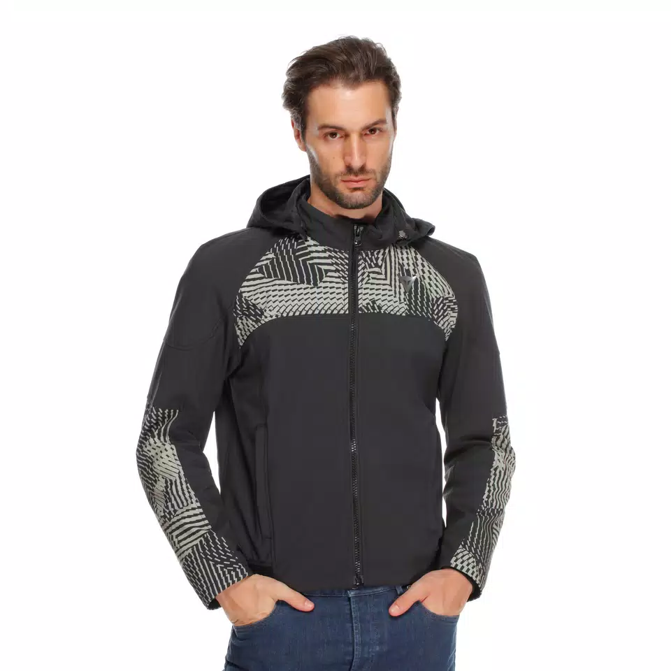 IGNITE 2 - MEN TEXTILE MOTORCYCLE JACKET - BLACK/MOSS GRAY - 5