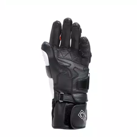 CARBON 4 - LANGE LEREN MOTORFIETSHANDSCHOENEN VOOR DAMES - BLACK/WHITE/FLUO-RED - 3