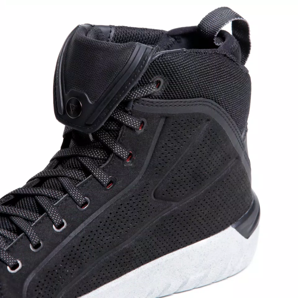 METRACTIVE AIR - MEN'S SUMMER MOTORCYCLE SHOES IN FABRIC - BLACK/BLACK/WHITE - 7