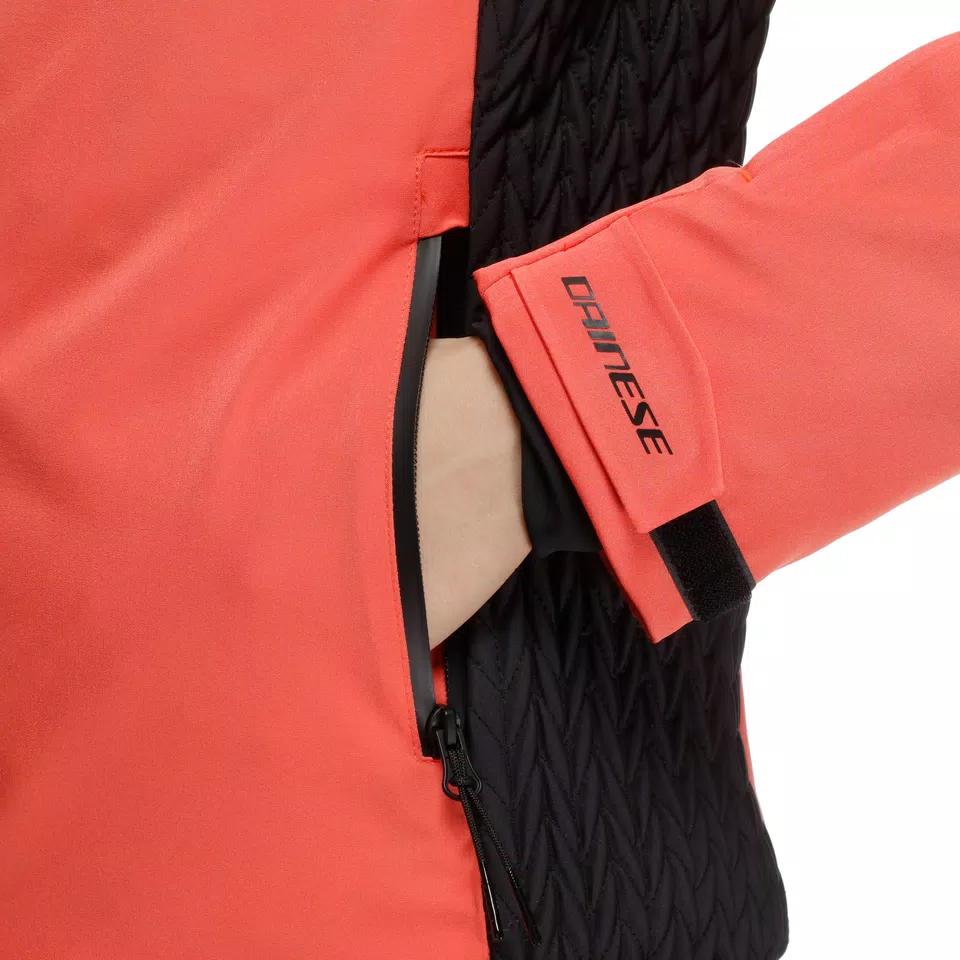 SPEED DEMON LAB - WOMEN’S SKI JACKET - CORAL/STRETCH LIMO - 6