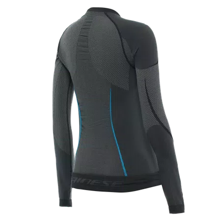 WOMEN'S DRY LS SKI TECHNICAL T-SHIRT - BLACK/BLUE - 2