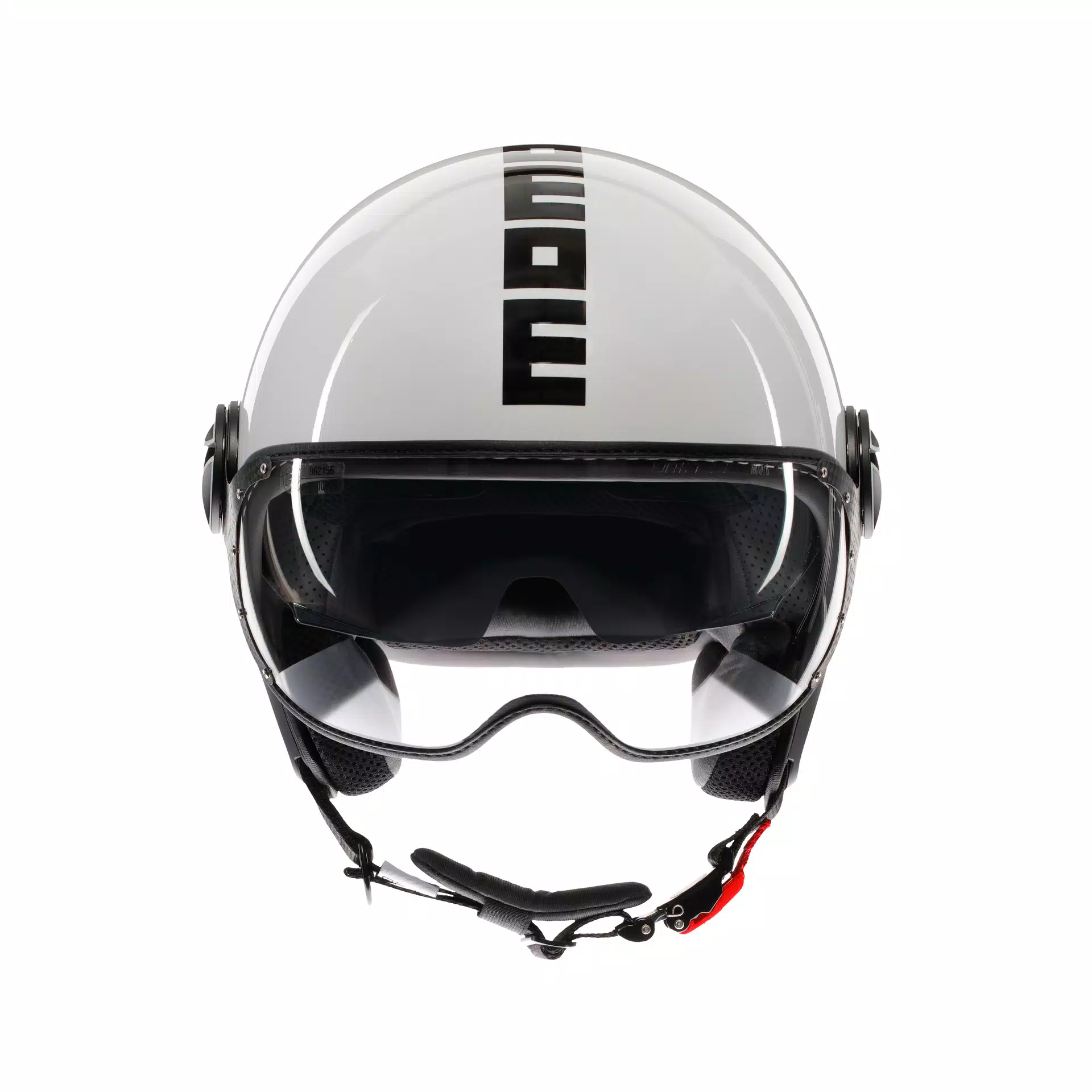 MOMODESIGN FGTR EVO WEISS QUARZ / SCHWARZ - JET-HELM MIT DOPPELVISIER E2206