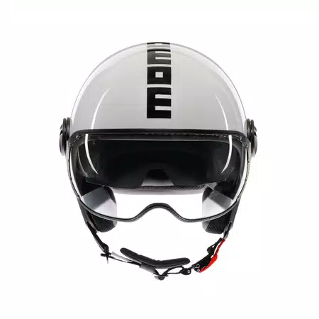 MOMODESIGN FGTR EVO WHITE QUARZ / BLACK - JET HELMET WITH DUAL VISOR E2206 -  - 2