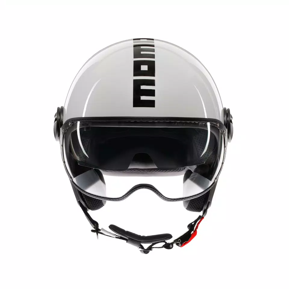 MOMODESIGN FGTR EVO WHITE QUARZ / BLACK - JET HELMET WITH DUAL VISOR E2206 -  - 2