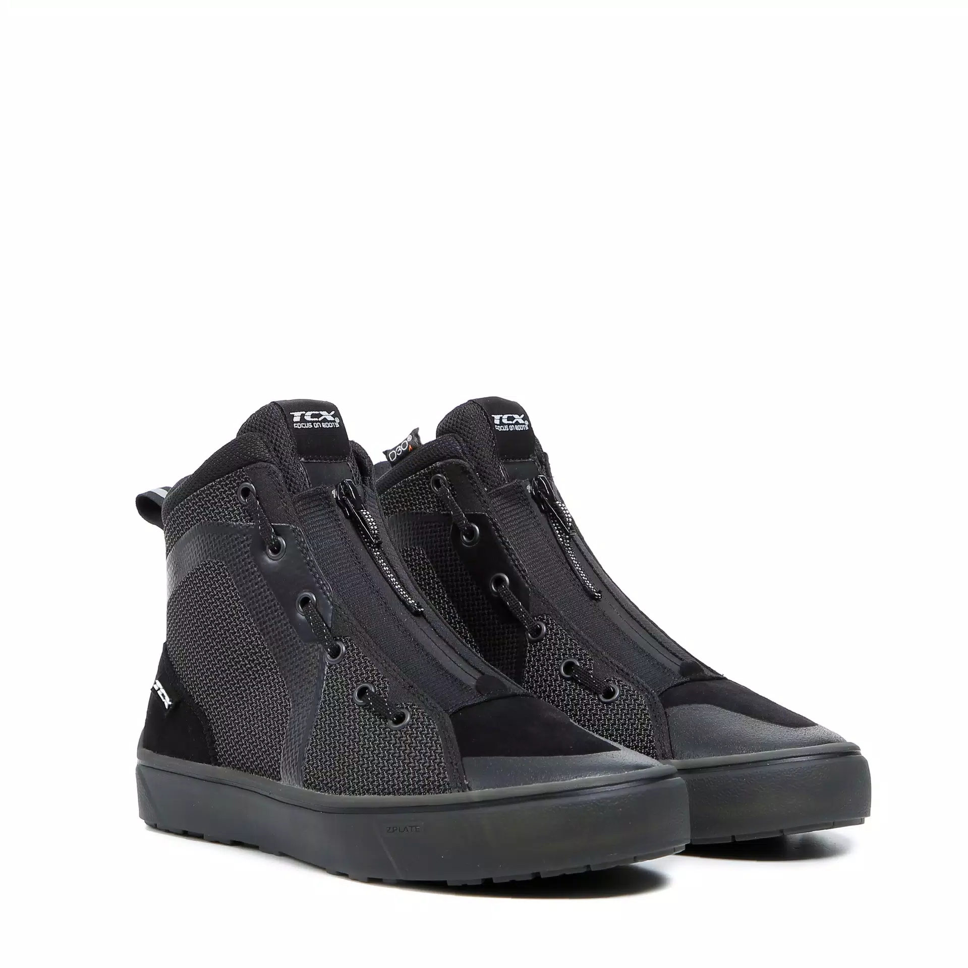 IKASU AIR MEN'S SUMMER MOTORCYCLE SHOES - BLACK