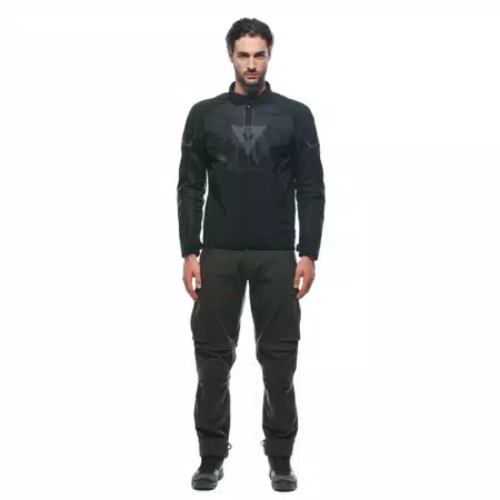 IGNITE AIR TEX - MEN'S SUMMER MOTORCYCLE JACKET IN FABRIC - BLACK/BLACK/GRAY-REFLEX - 3