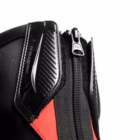 TORQUE 4 - MEN RACING AND ROAD BOOTS - BLACK/RED-FLUO - 5