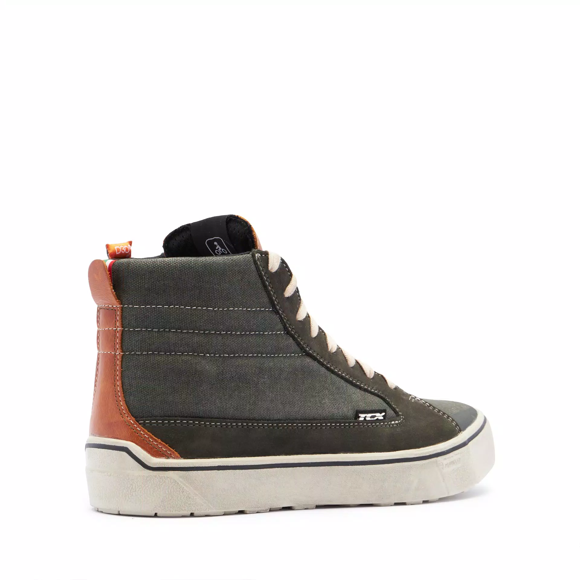 STREET 3 AIR SOMMER MOTORRADSCHUHE HERREN - GRÜN/KARAMELL