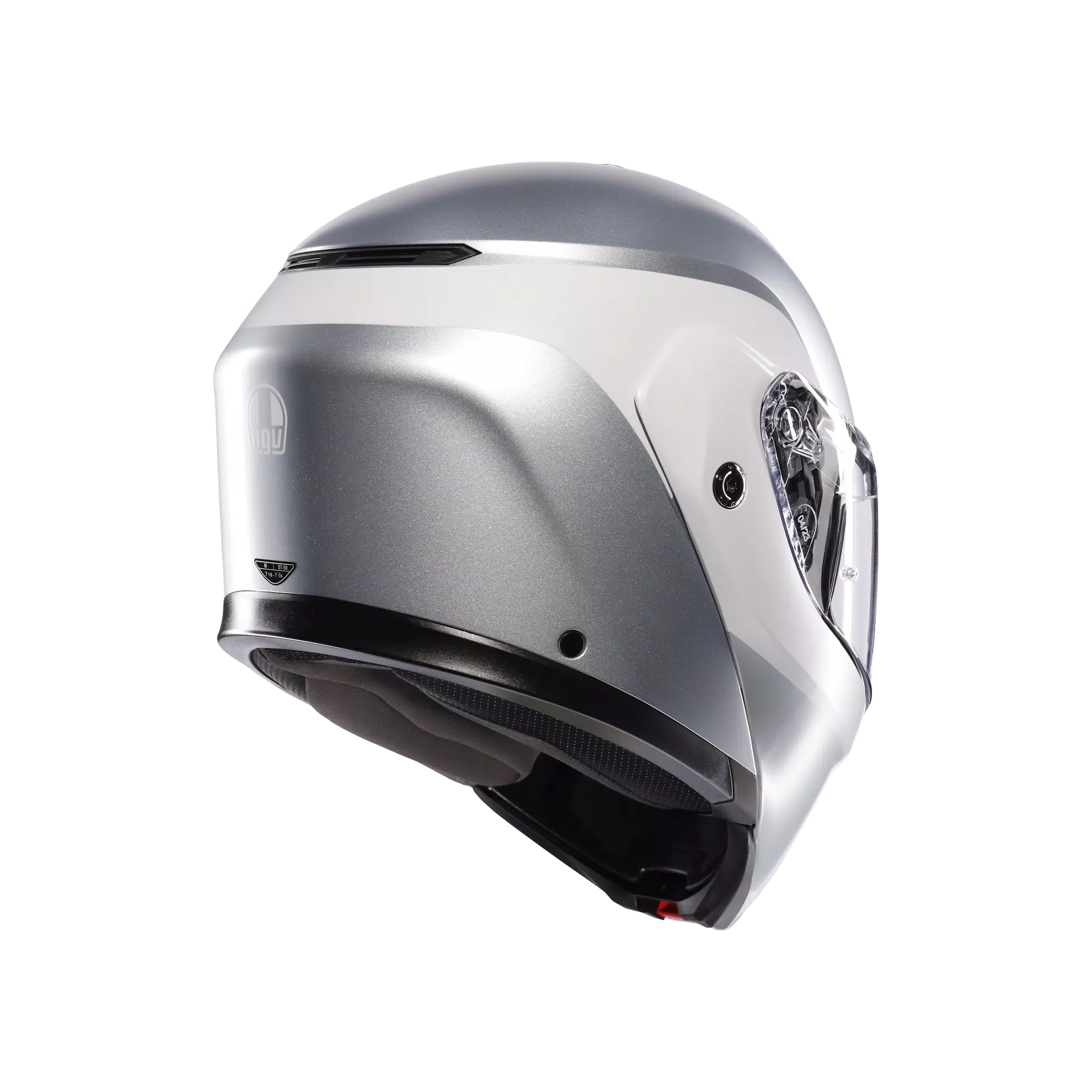 STREETMODULAR LEVICO MATT DOUBLE LIGHT GREY - MOTORBIKE FLIP UP HELMET DOT(E2206)
