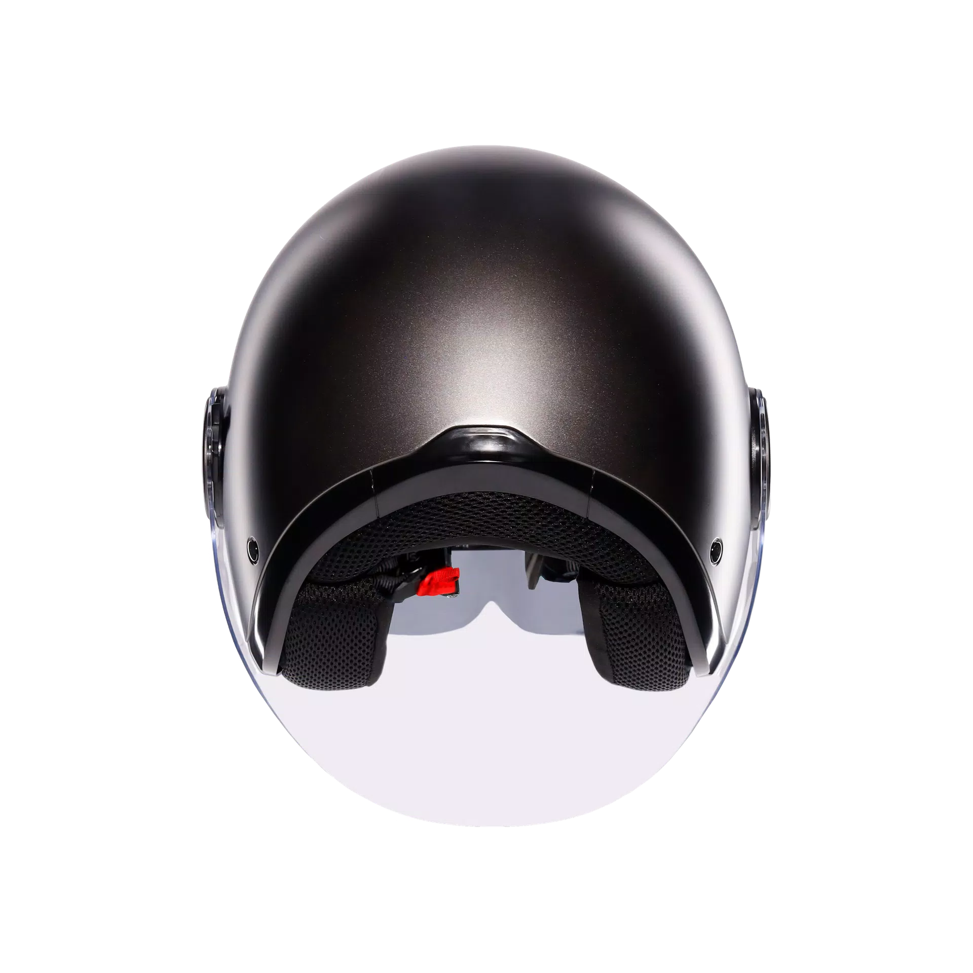 ETERES MONO MATT ASFALTO GREY - MOTORBIKE OPEN FACE HELMET E2206