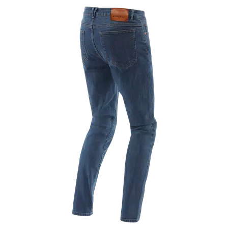 5-POCKET DENIM - HEREN REGULIERE MOTORFIETS JEANS - BLUE - 2