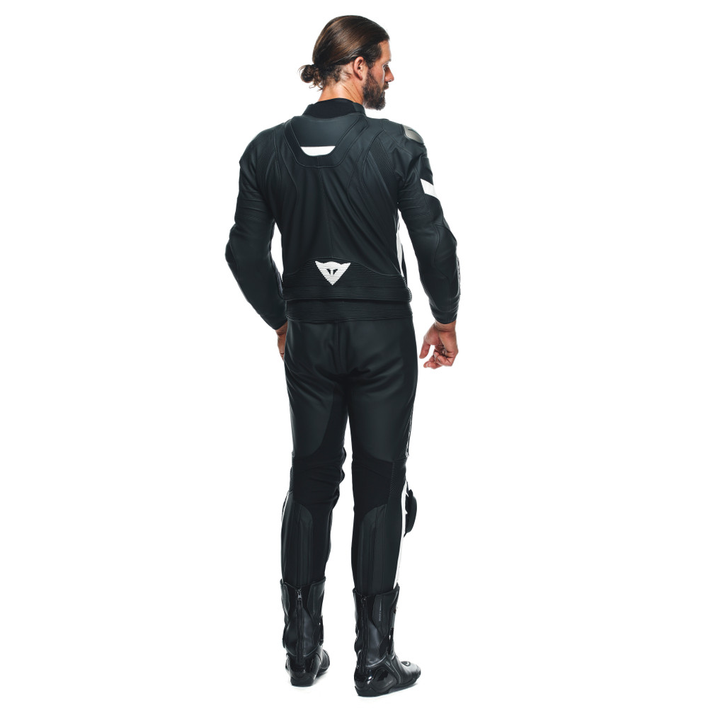 avro-4-tuta-moto-divisibile-conformata-in-pelle-uomo-black-matt-black-matt-white image number 4