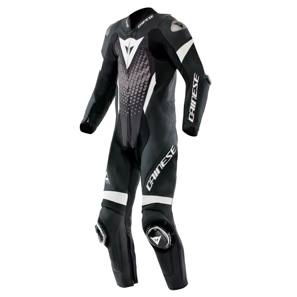 LAGUNA SECA 6 PERF 1PC LEATHER SUIT - BLACK/WHITE/ANTHRACITE - 1