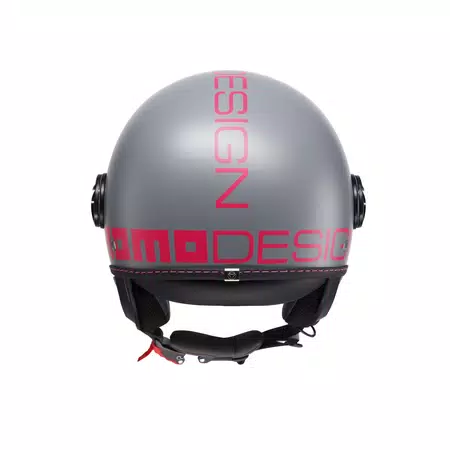 MOMODESIGN FGTR CLASSIC - JET HELMET WITH VISOR E2206 - FLUO MATT GREY/FUCSIA -  - 5